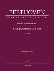String Quartet in A Minor, Op. 132 Set of Parts cover
